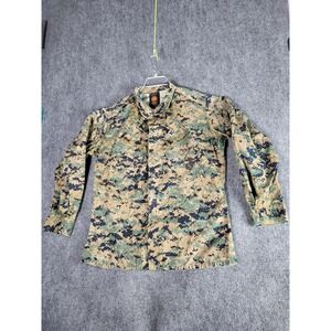 American Apparel USMC Digital Camo‎ Shirt Military Tactical Men Sz Medium Reg